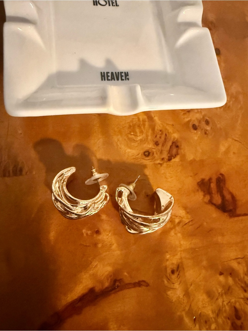 Gold wire style hoops